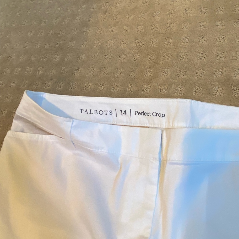 Talbots white pants